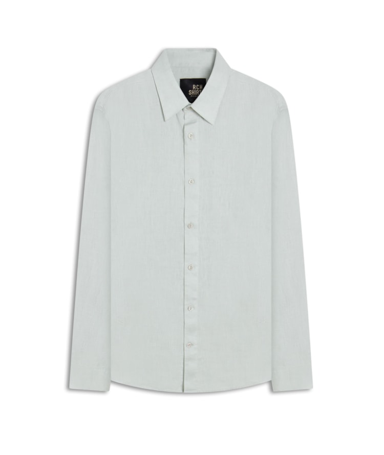 Camisa  Puro Linho  Uni Ml Areia Seca