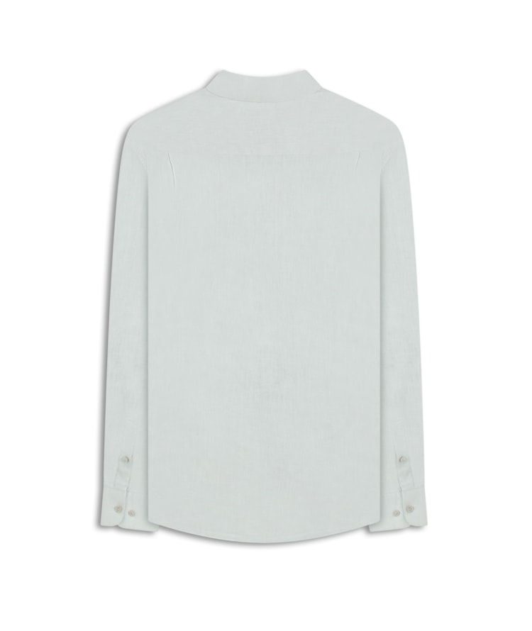 Camisa  Puro Linho  Uni Ml Areia Seca