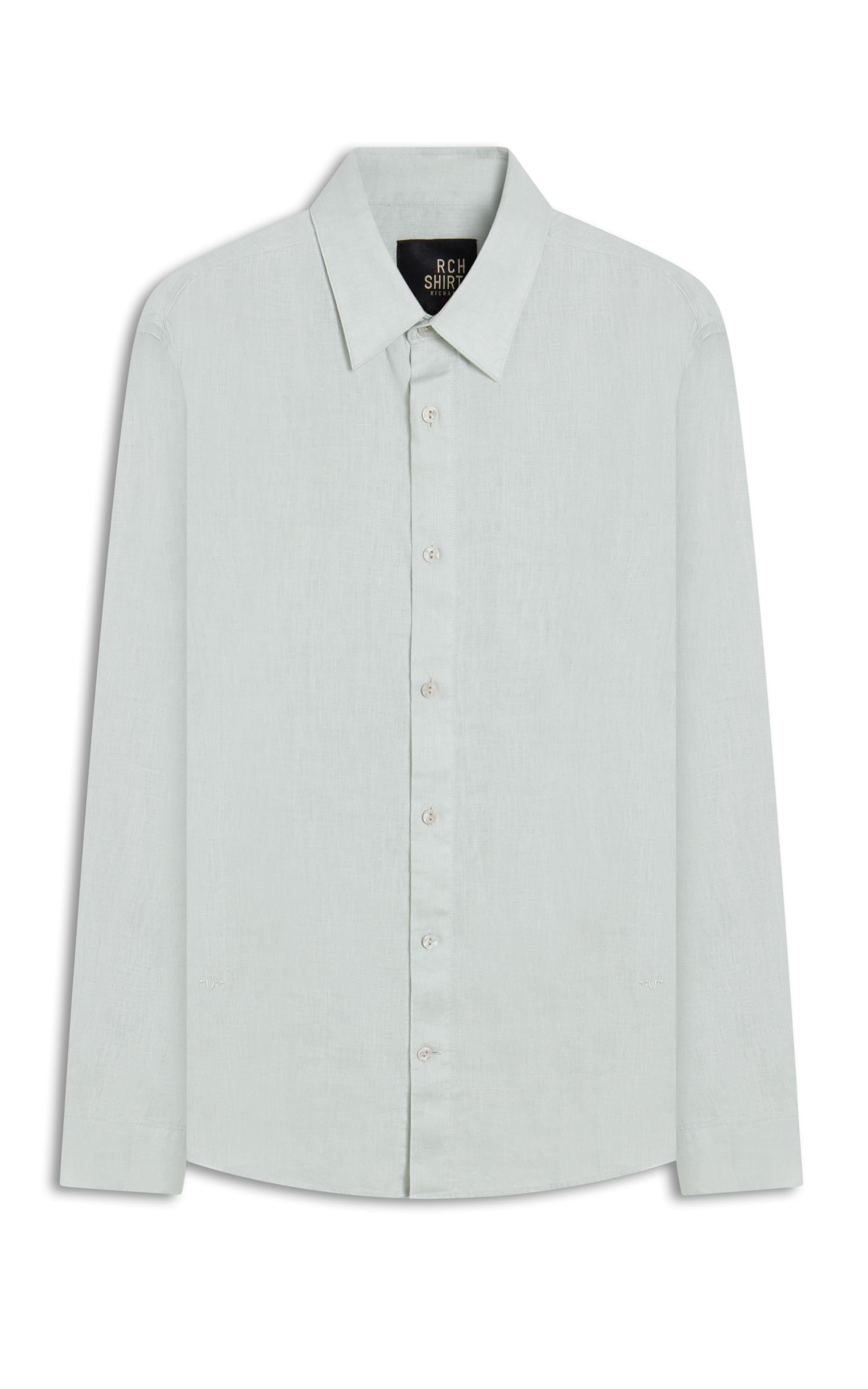 Camisa  Puro Linho  Uni Ml Areia Seca
