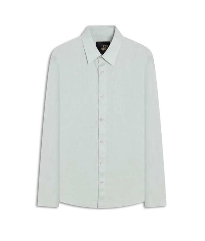 Camisa  Puro Linho  Uni Ml Areia Seca