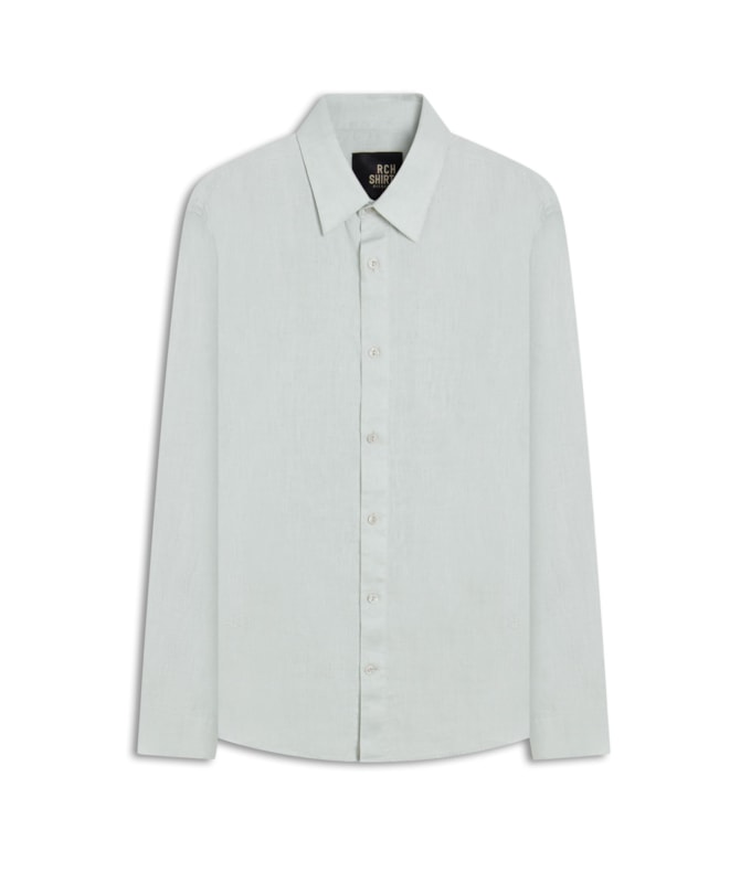 Camisa  Puro Linho  Uni Ml Areia Seca