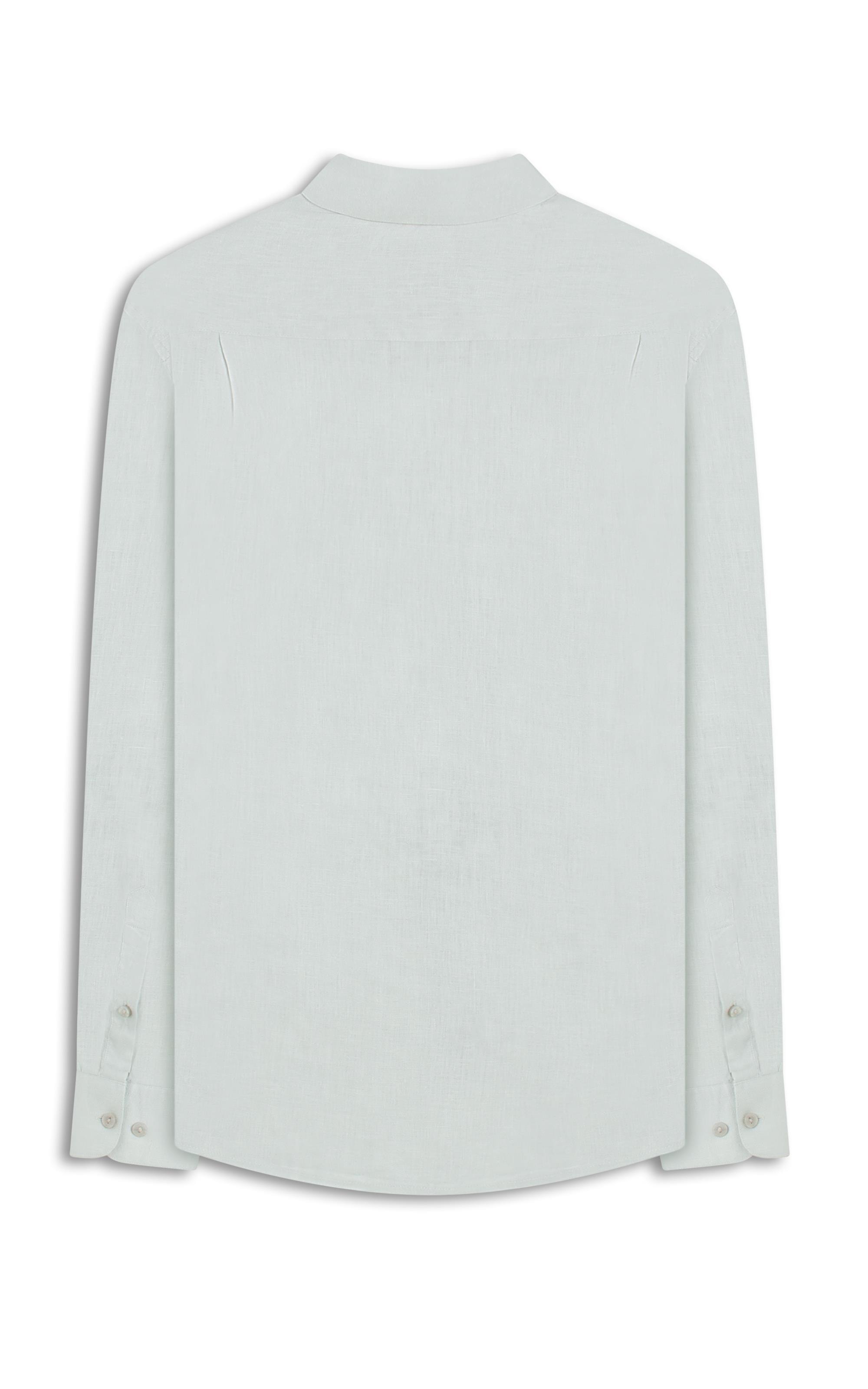 Camisa  Puro Linho  Uni Ml Areia Seca