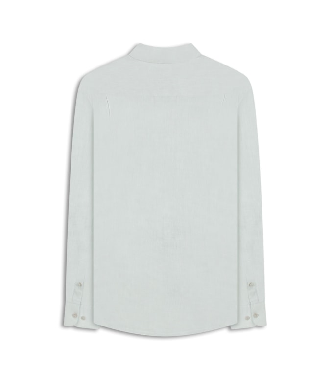 Camisa  Puro Linho  Uni Ml Areia Seca