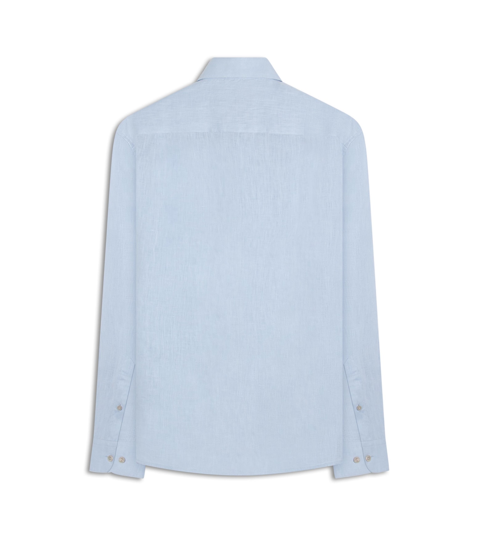 Camisa  Puro Linho  Uni Ml Azul Claro