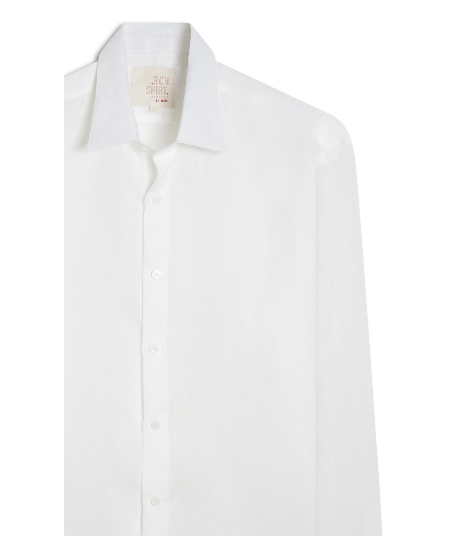 Camisa  Puro Linho  Uni Ml Branco