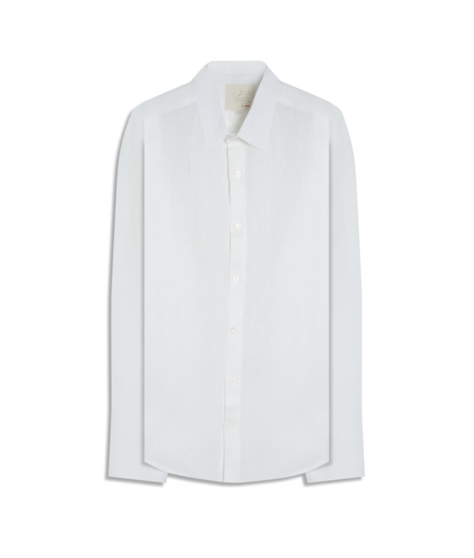 Camisa  Puro Linho  Uni Ml Branco i