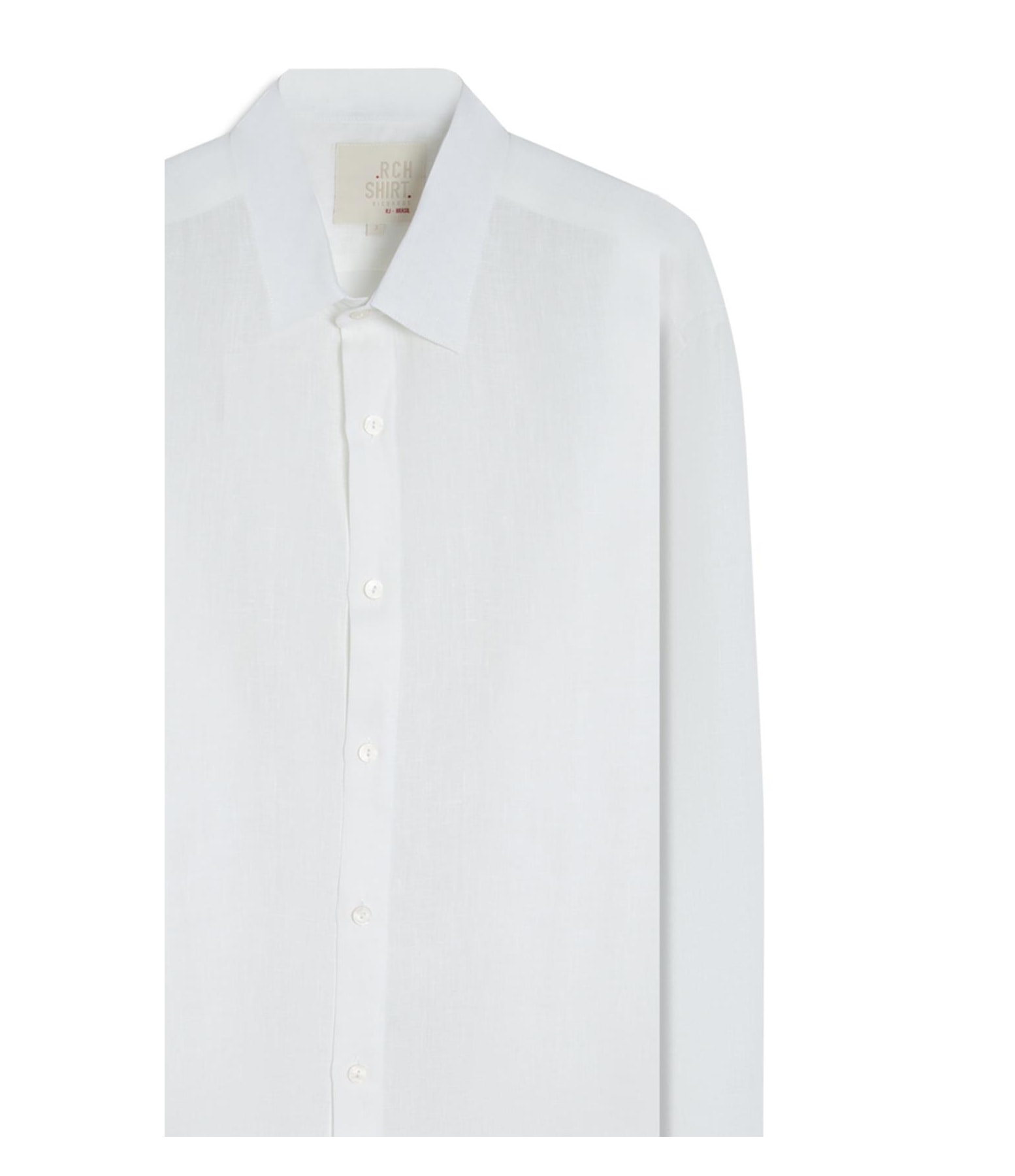 Camisa  Puro Linho  Uni Ml Branco i