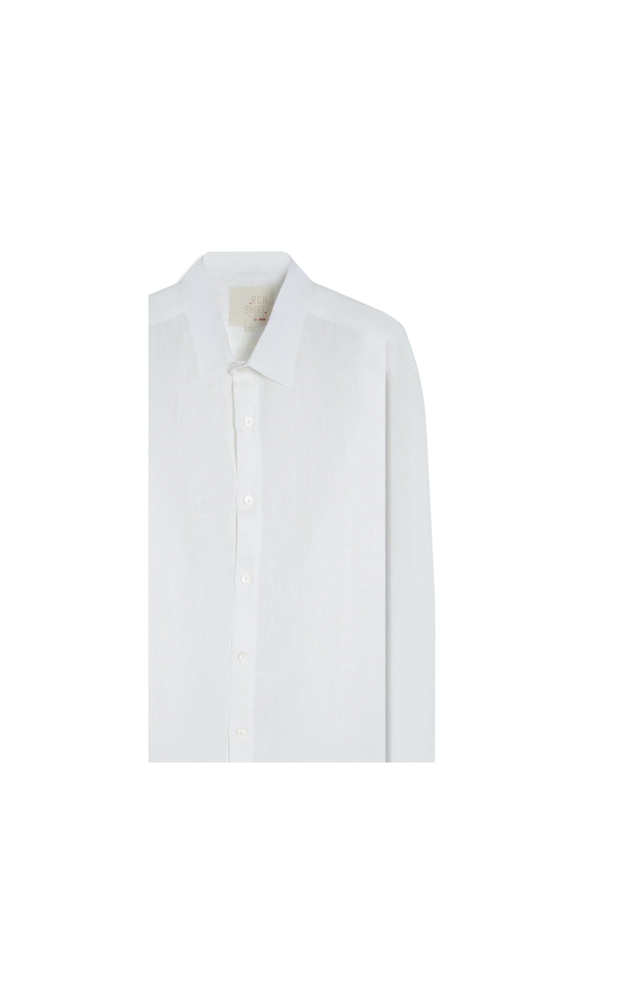 Camisa  Puro Linho  Uni Ml Branco i