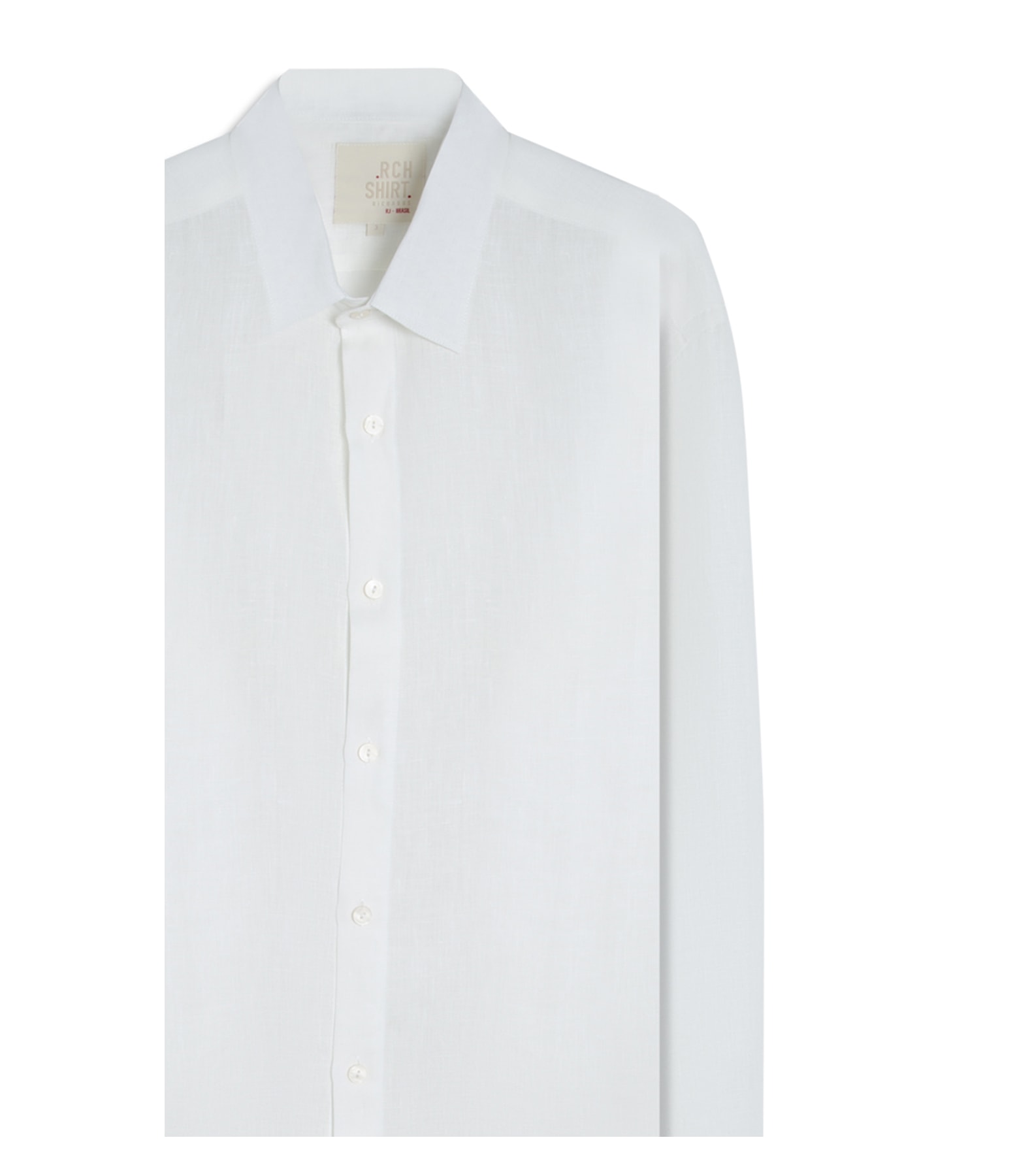 Camisa  Puro Linho  Uni Ml Branco i
