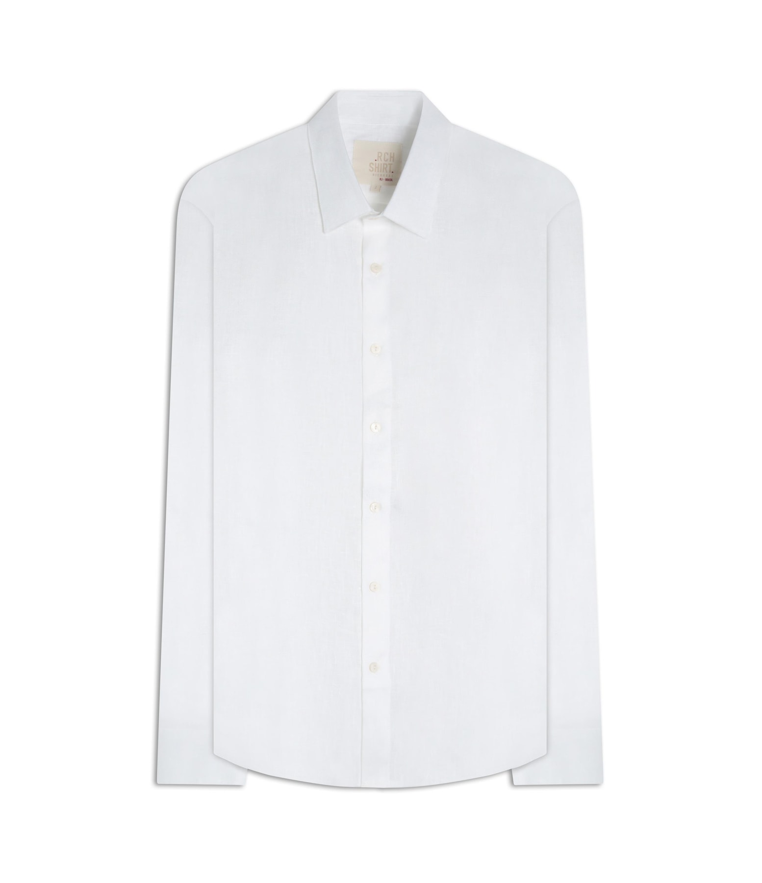 Camisa  Puro Linho  Uni Ml Branco Ii