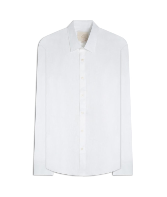 Camisa  Puro Linho  Uni Ml Branco Ii