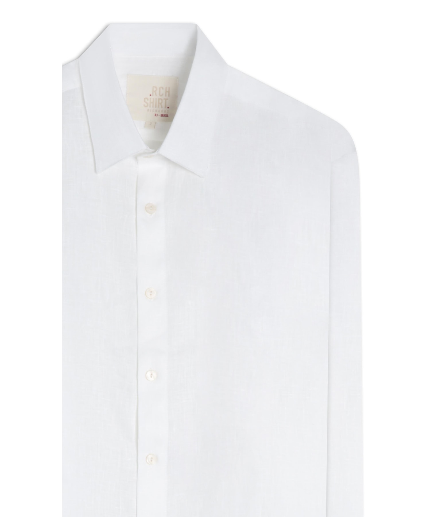 Camisa  Puro Linho  Uni Ml Branco Ii