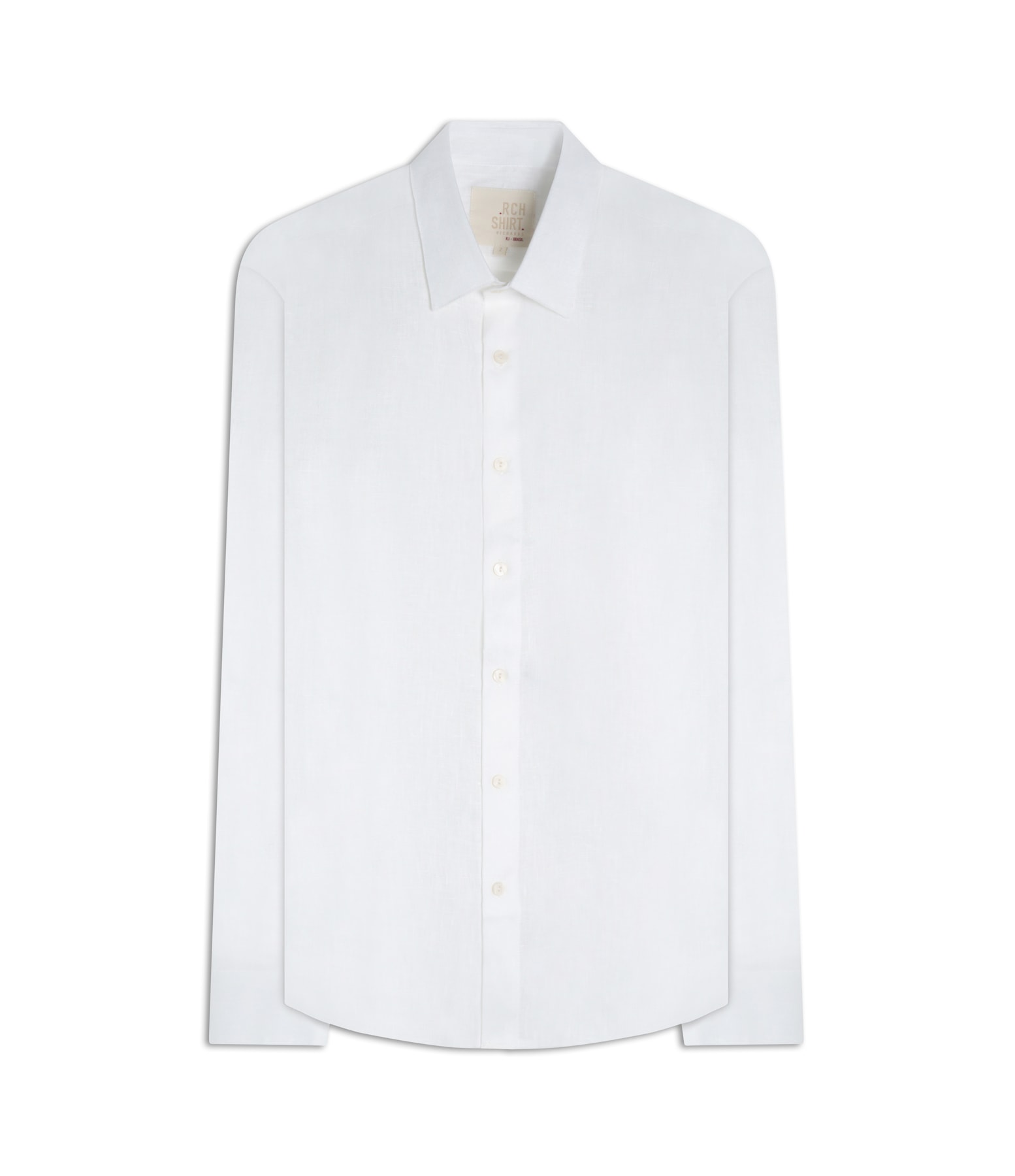 Camisa  Puro Linho  Uni Ml Branco Ii
