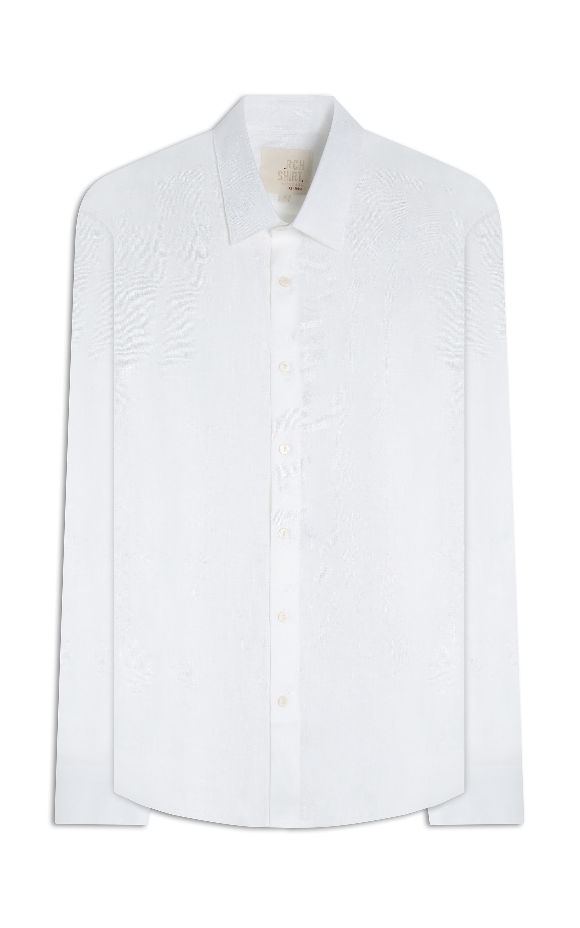 Camisa  Puro Linho  Uni Ml Branco Ii