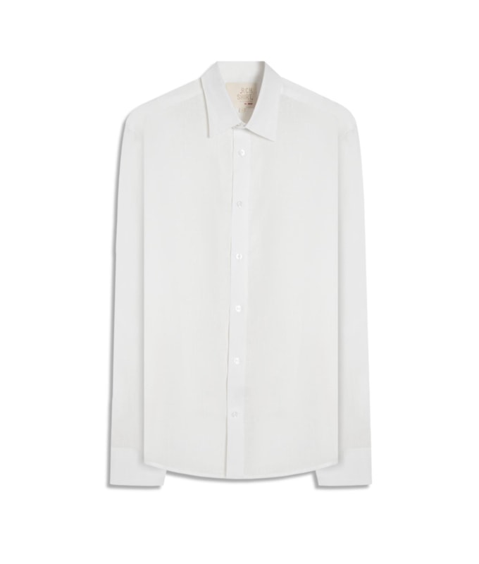 Camisa  Puro Linho  Uni Ml Branco Iii