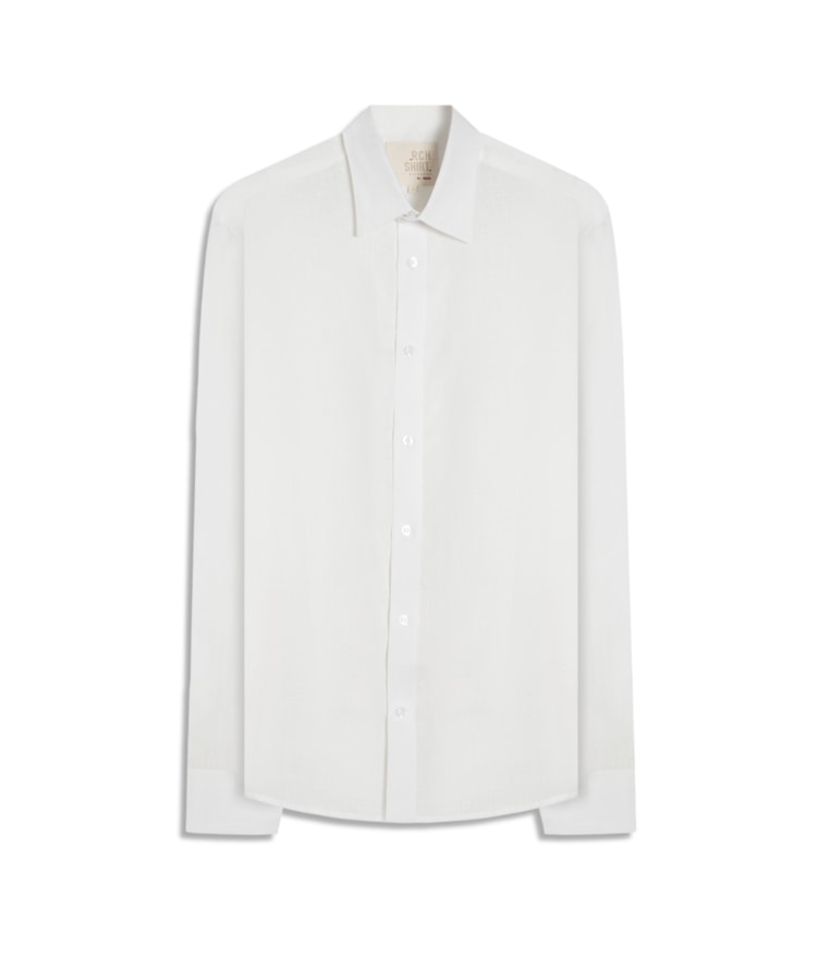 Camisa  Puro Linho  Uni Ml Branco Iii