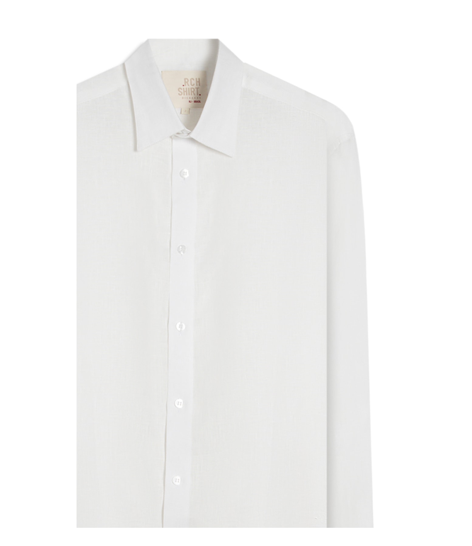 Camisa  Puro Linho  Uni Ml Branco Iii