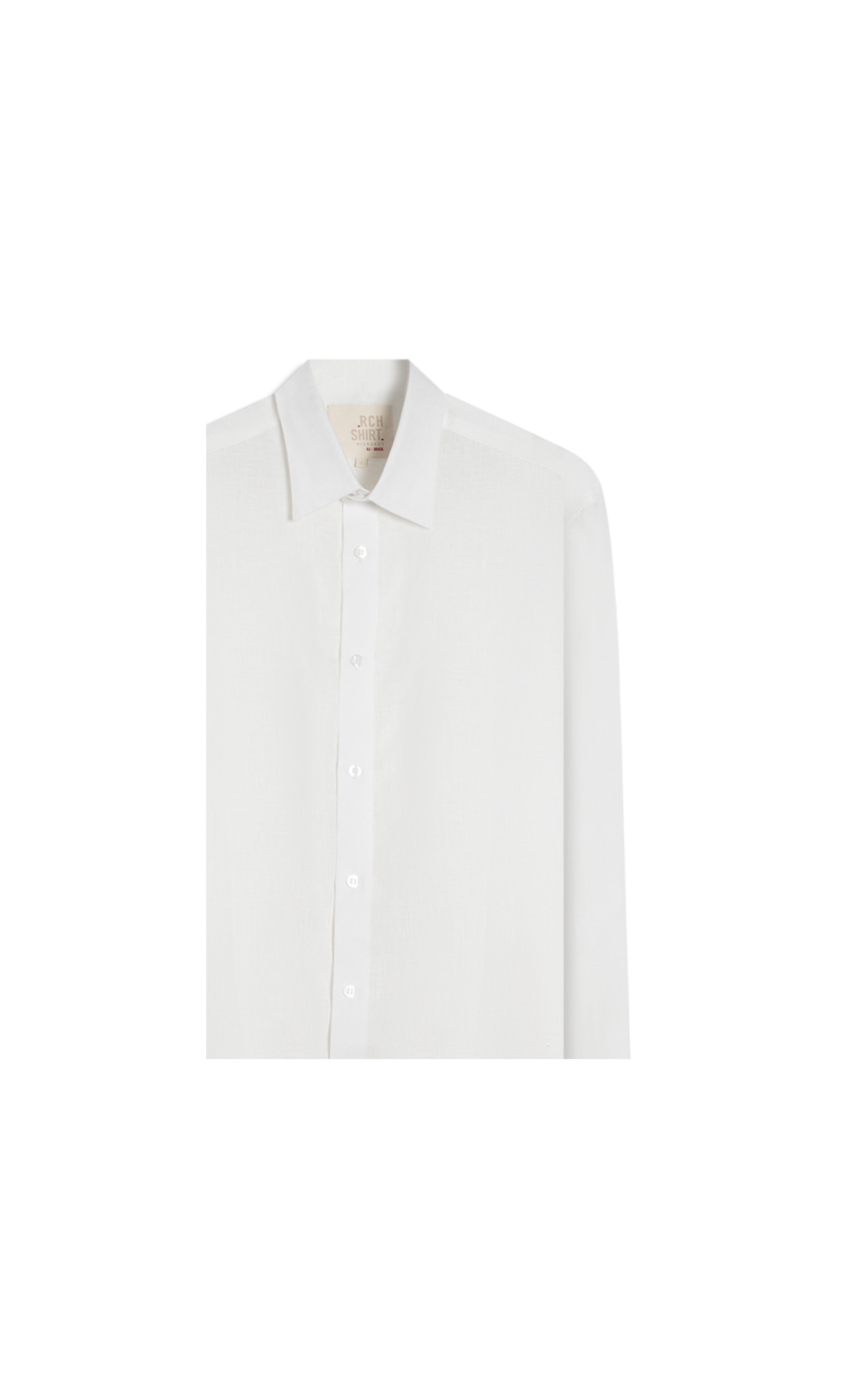 Camisa  Puro Linho  Uni Ml Branco Iii