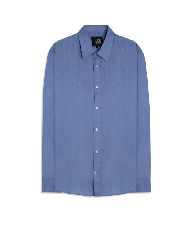 Camisa  Puro Linho  Uni Ml Hortencia