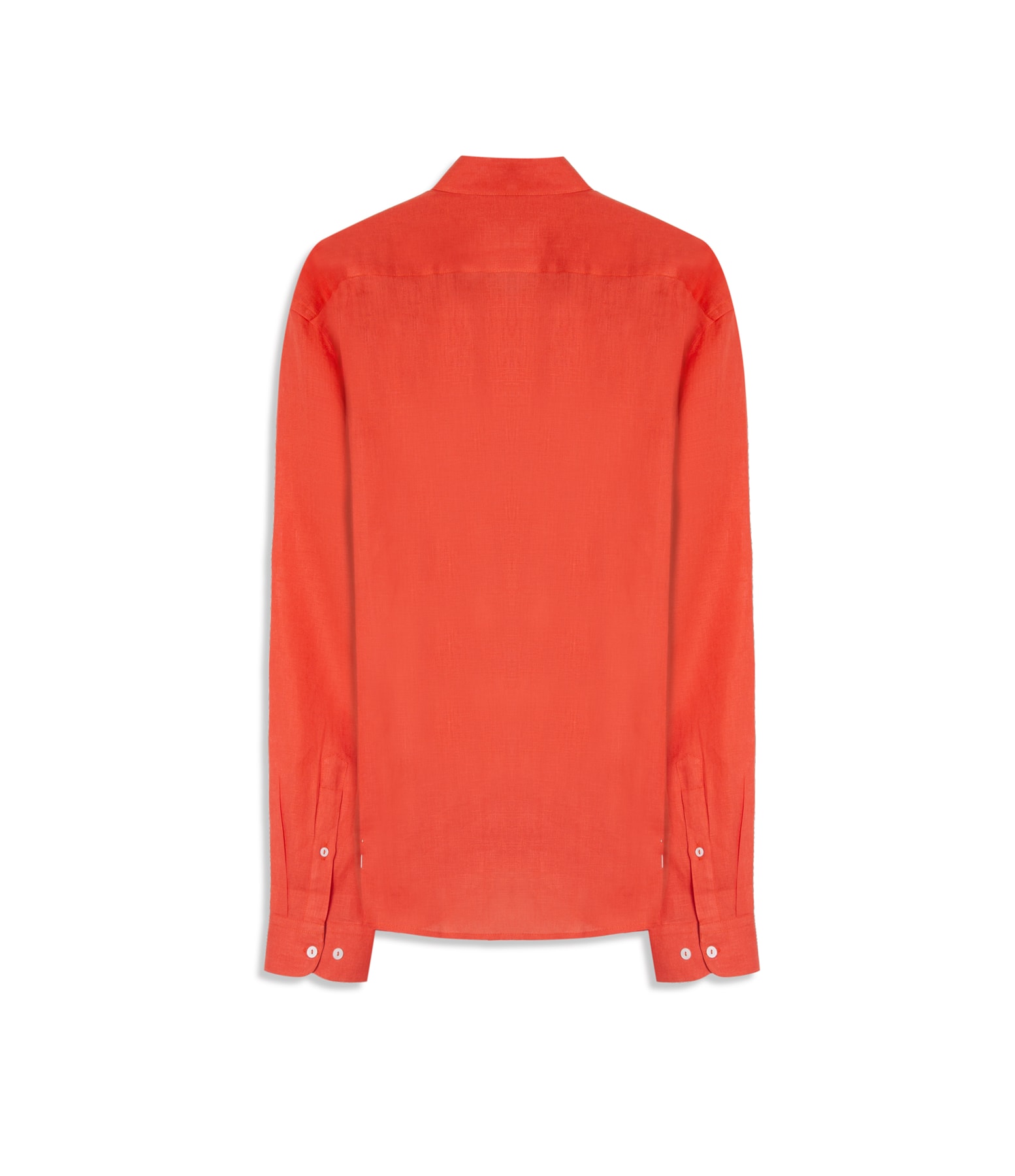 Camisa  Puro Linho  Uni Ml Laranja