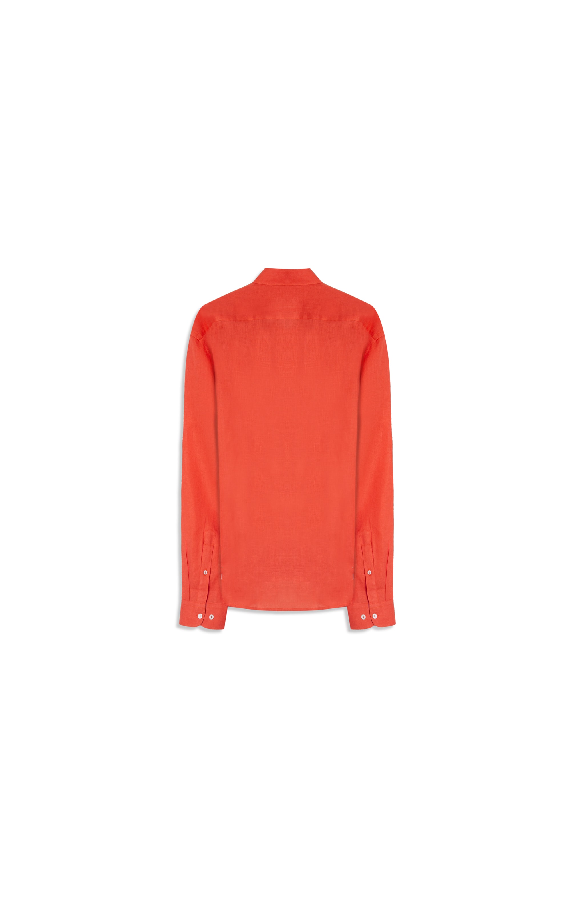 Camisa  Puro Linho  Uni Ml Laranja