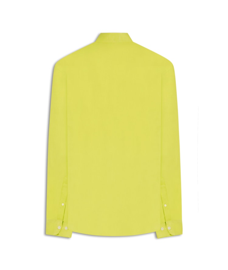 Camisa  Puro Linho  Uni Ml Verde Claro