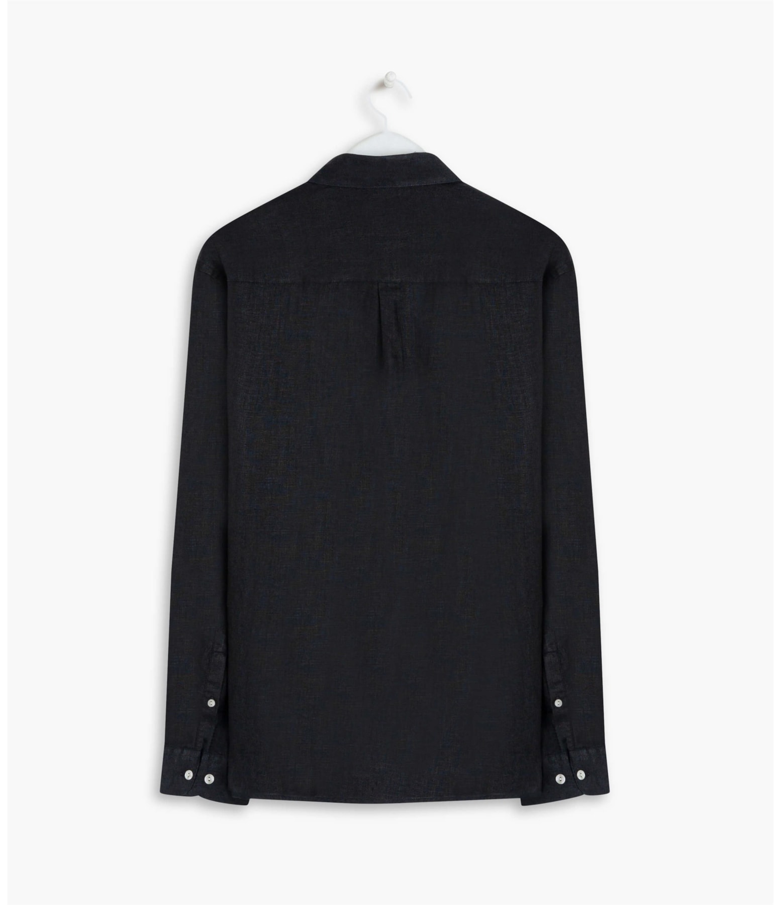 Camisa  Puro Linho  Uni. Preto