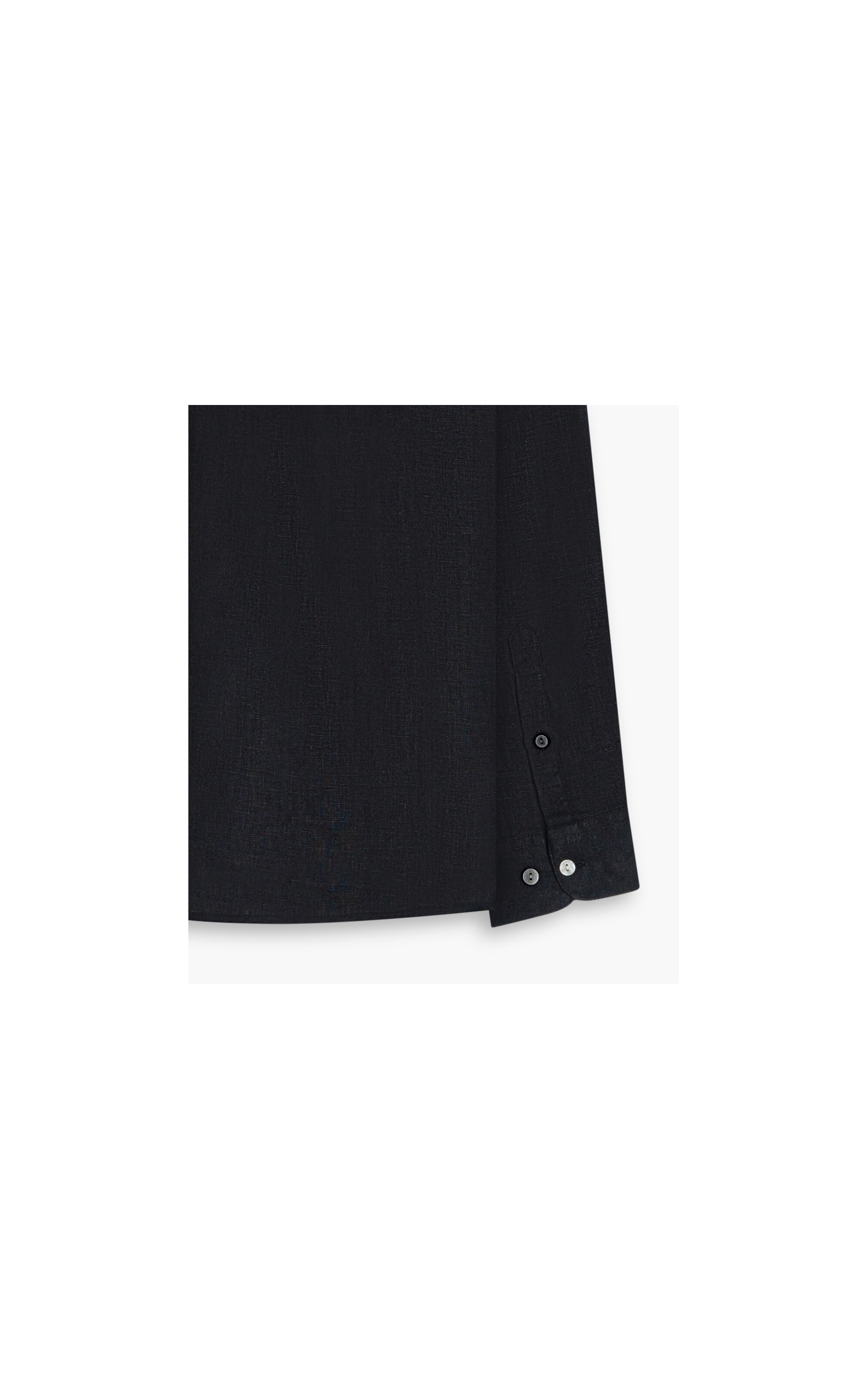 Camisa  Puro Linho  Uni. Preto