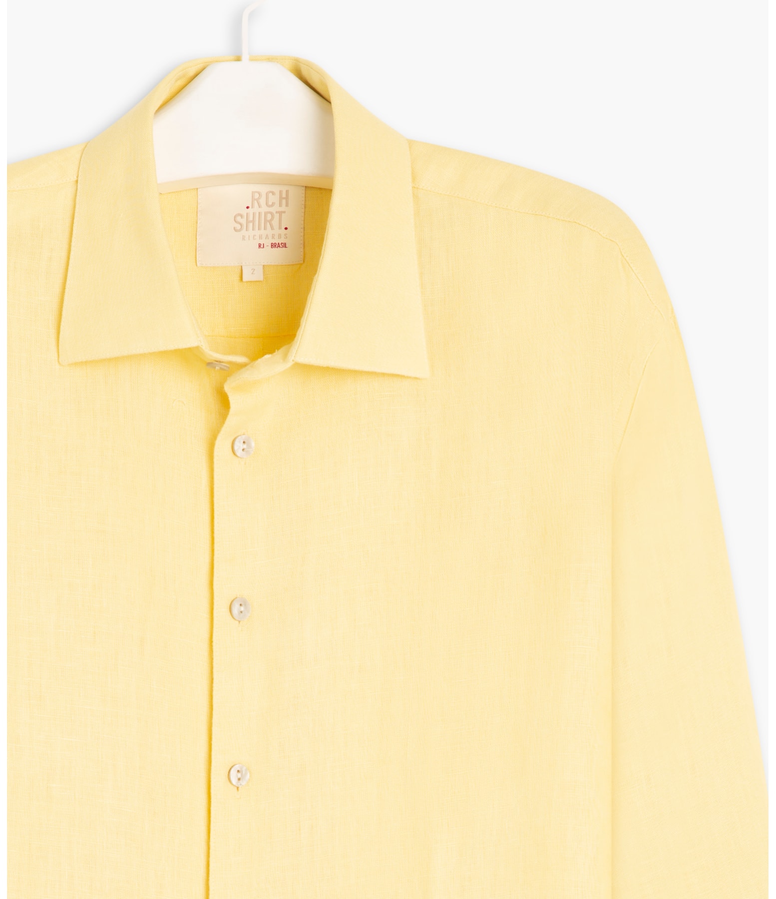 Camisa  Puro Linho  Uni. Verde Maca
