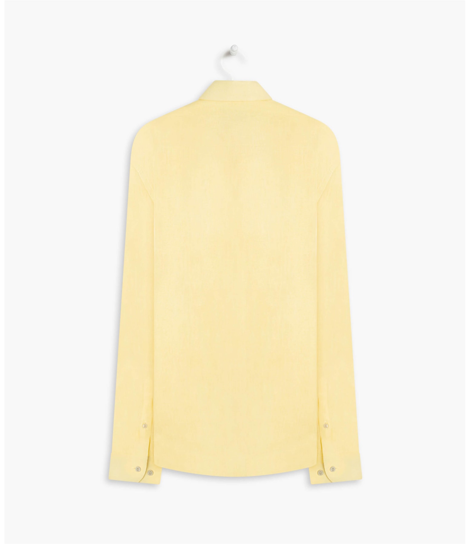 Camisa  Puro Linho  Unicolor Amarelo