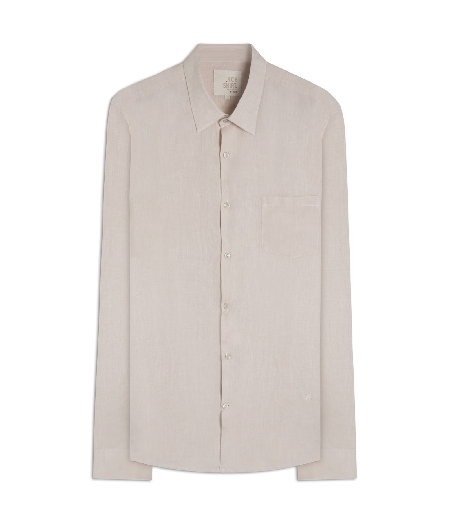 Camisa  Puro Linho  Unicolor Areia