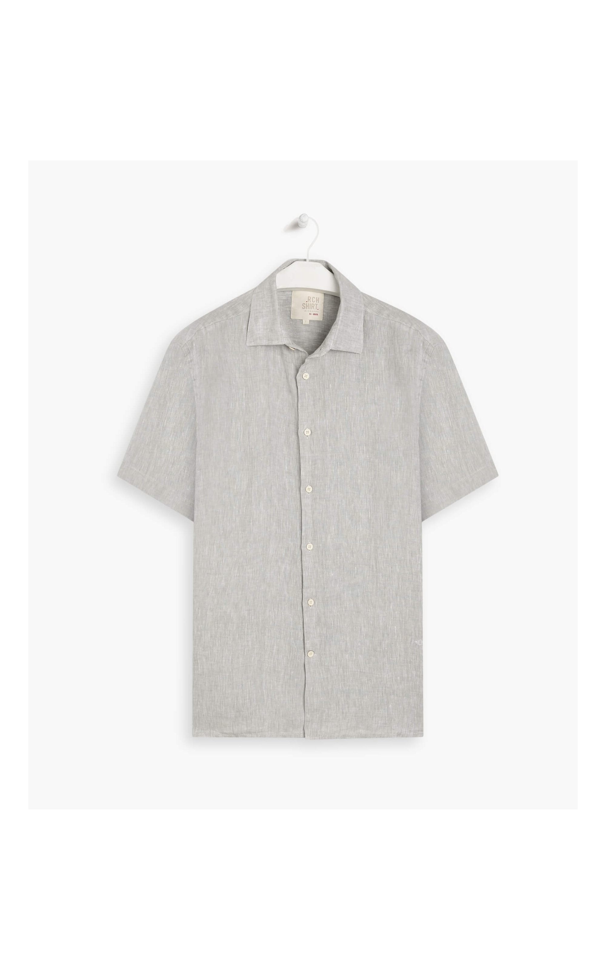 Camisa  Puro Linho  Unicolor Areia