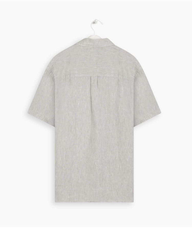 Camisa  Puro Linho  Unicolor Areia