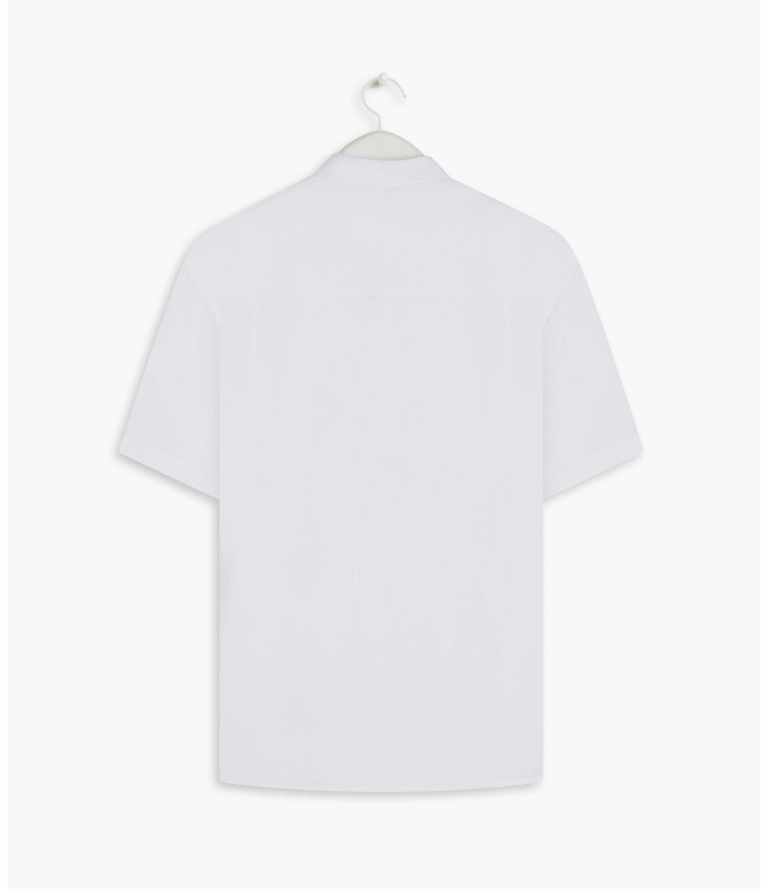 Camisa  Puro Linho  Unicolor Branco