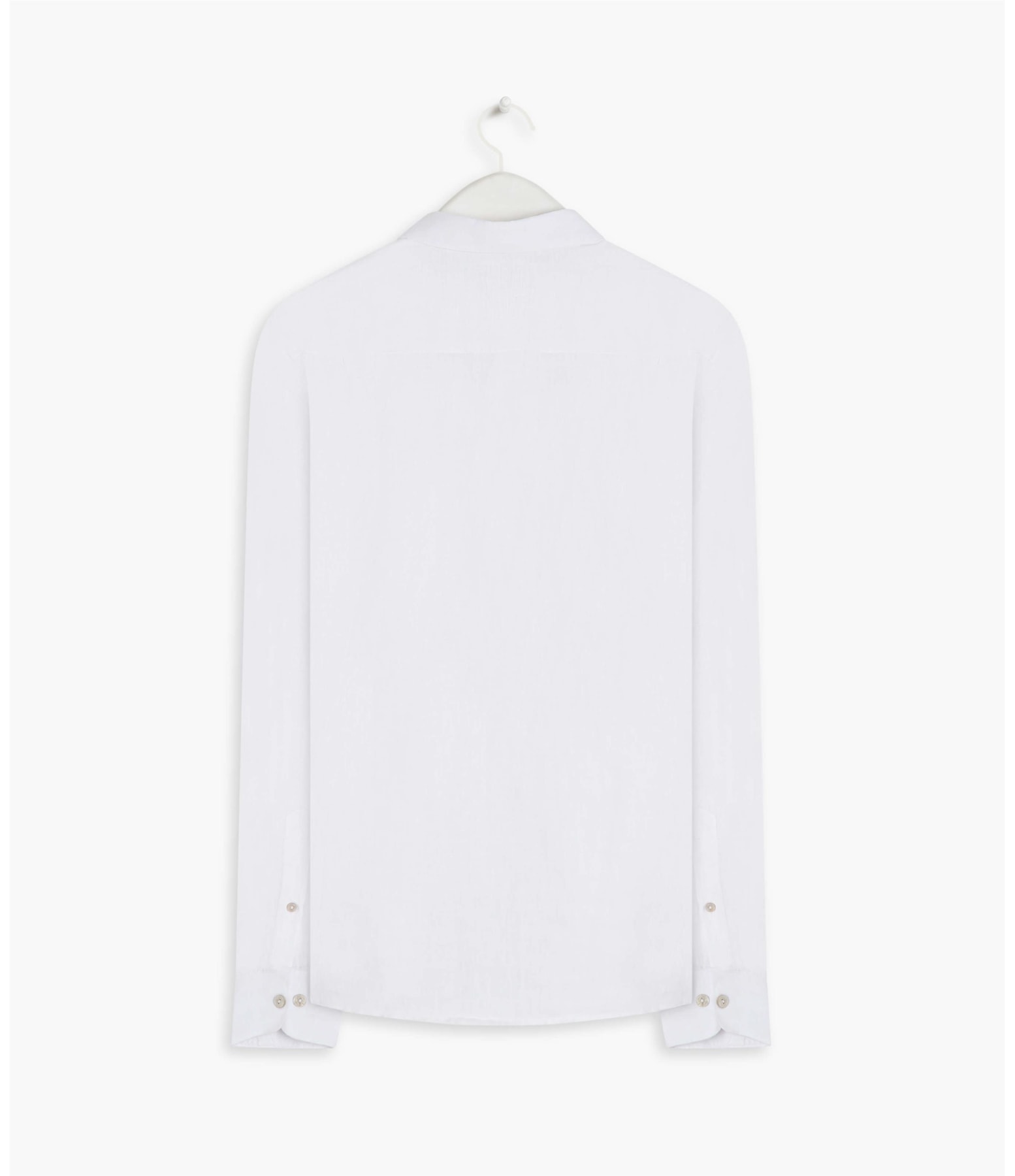Camisa  Puro Linho  Unicolor Branco