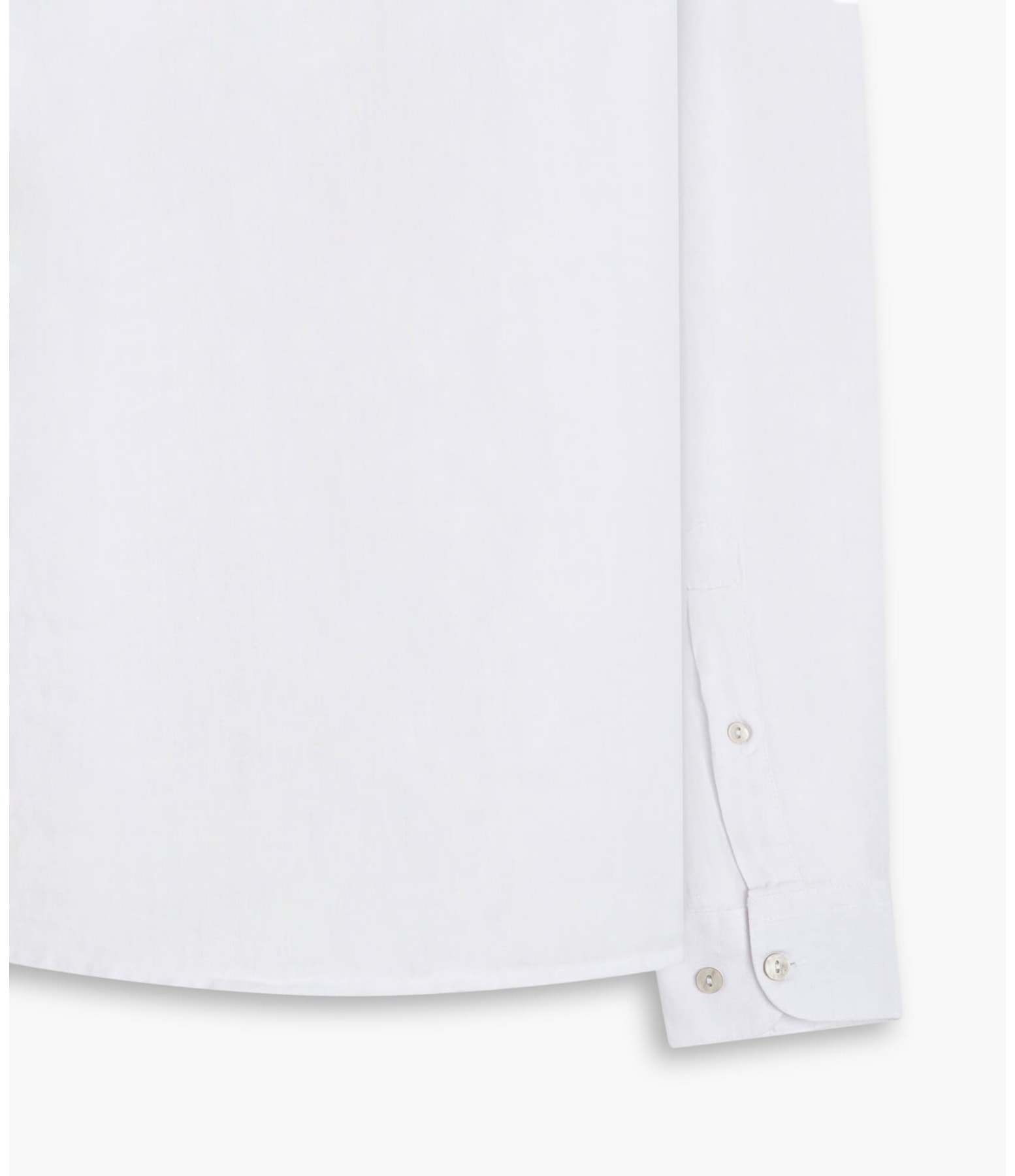 Camisa  Puro Linho  Unicolor Branco