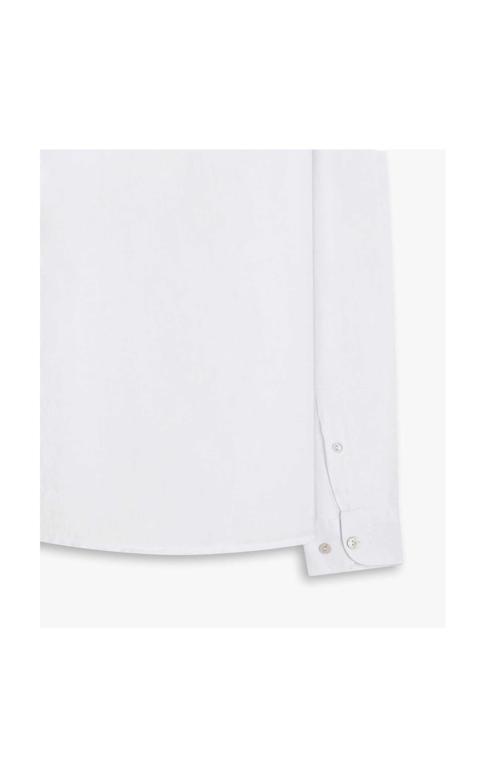 Camisa  Puro Linho  Unicolor Branco
