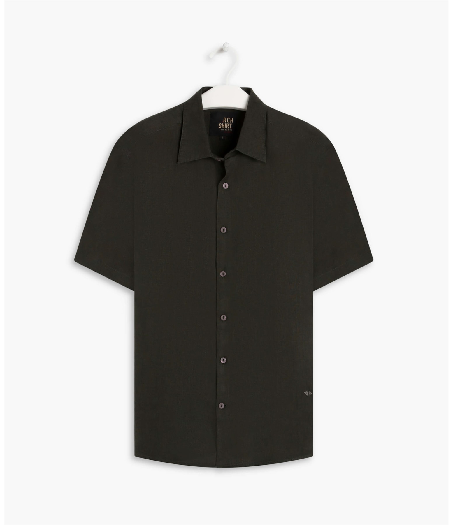 Camisa  Puro Linho  Unicolor Floresta