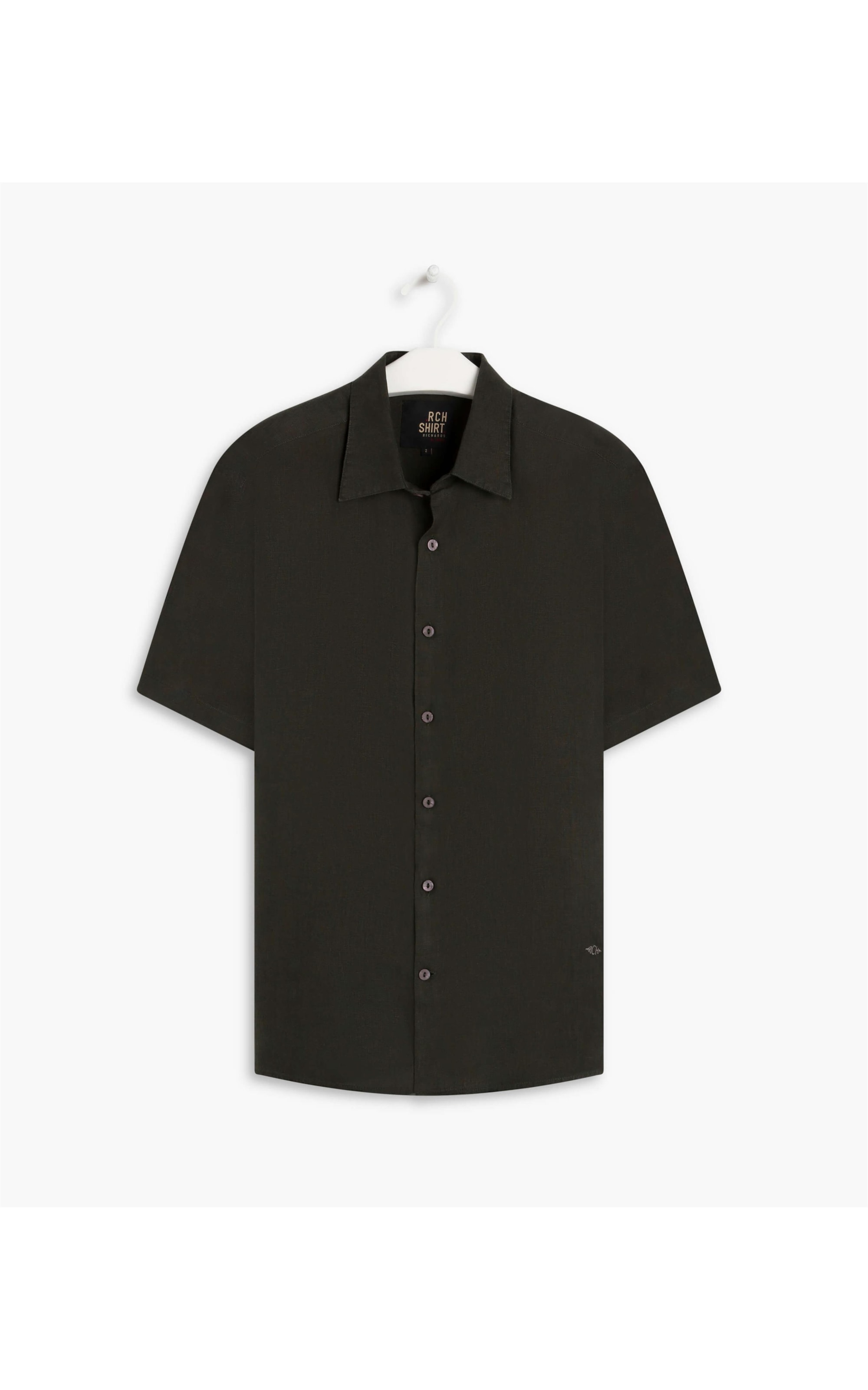 Camisa  Puro Linho  Unicolor Floresta