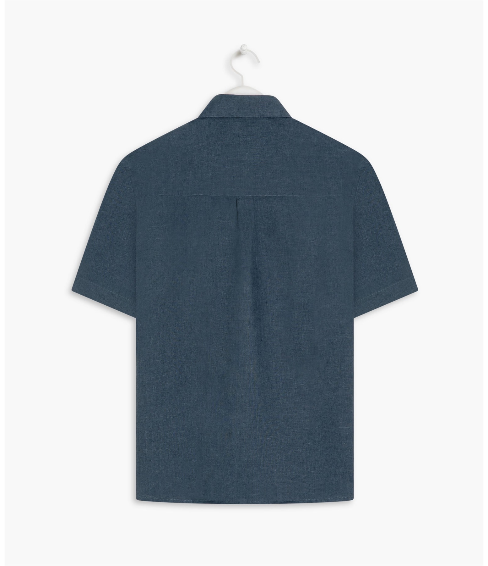 Camisa  Puro Linho  Unicolor Marinho