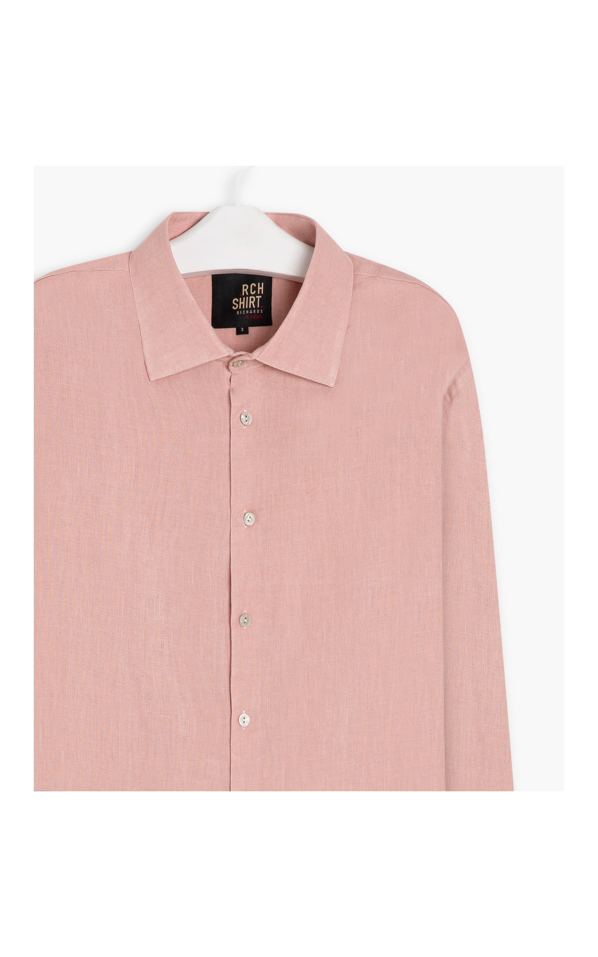 Camisa  Puro Linho  Unicolor Nude