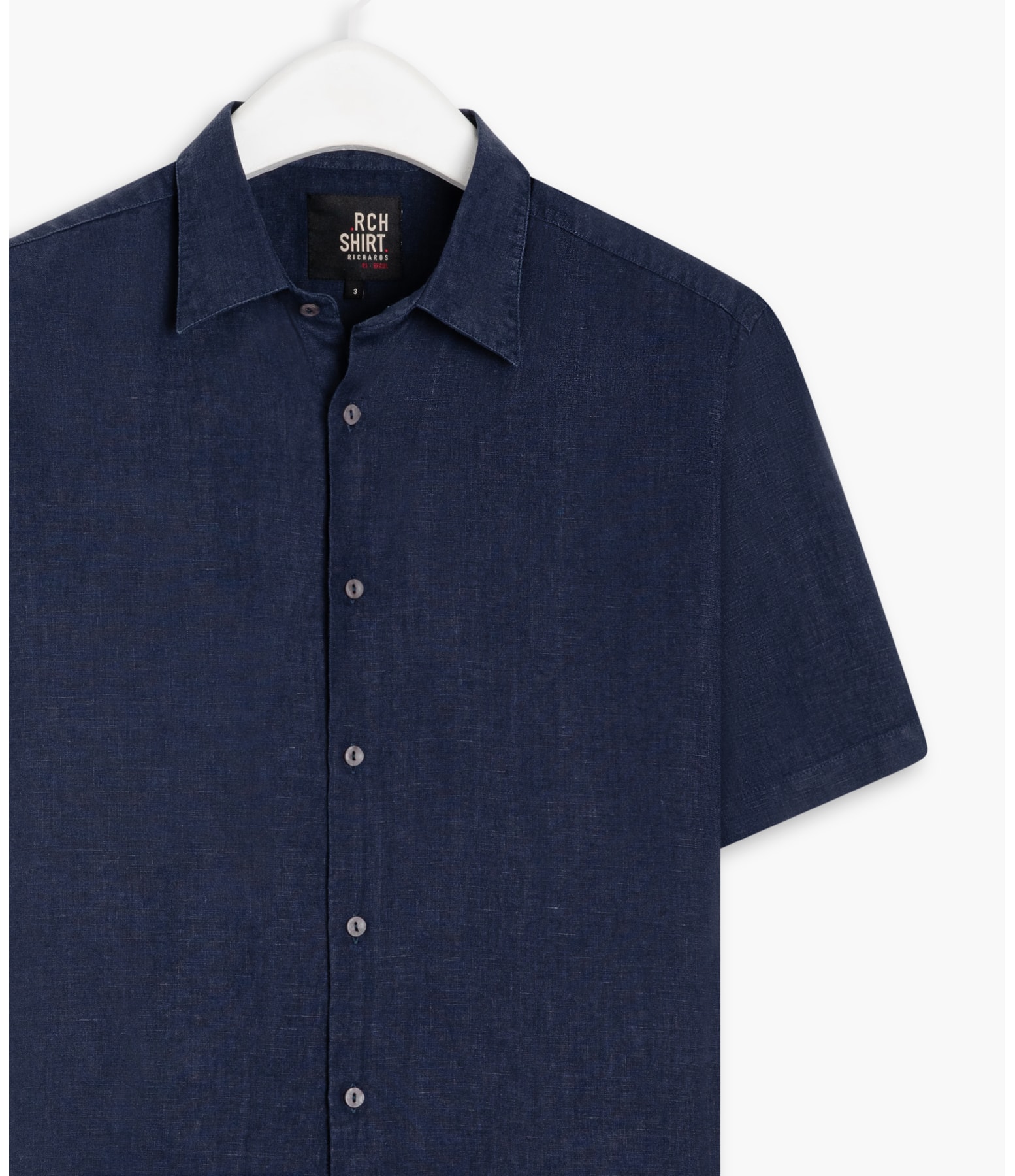 Camisa  Puro Linho  Unicolor Old Purple