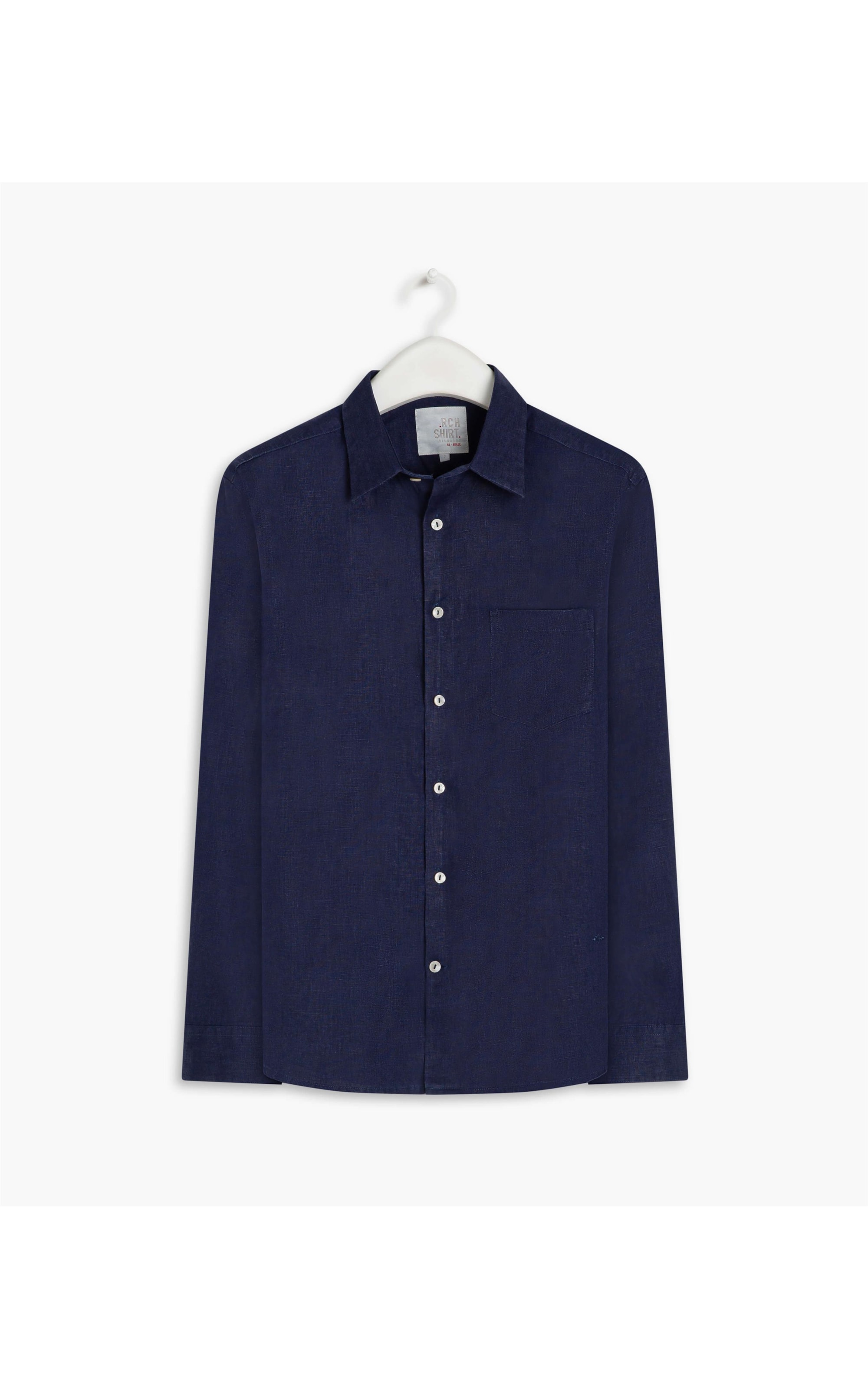 Camisa  Puro Linho  Unicolor Old Purple