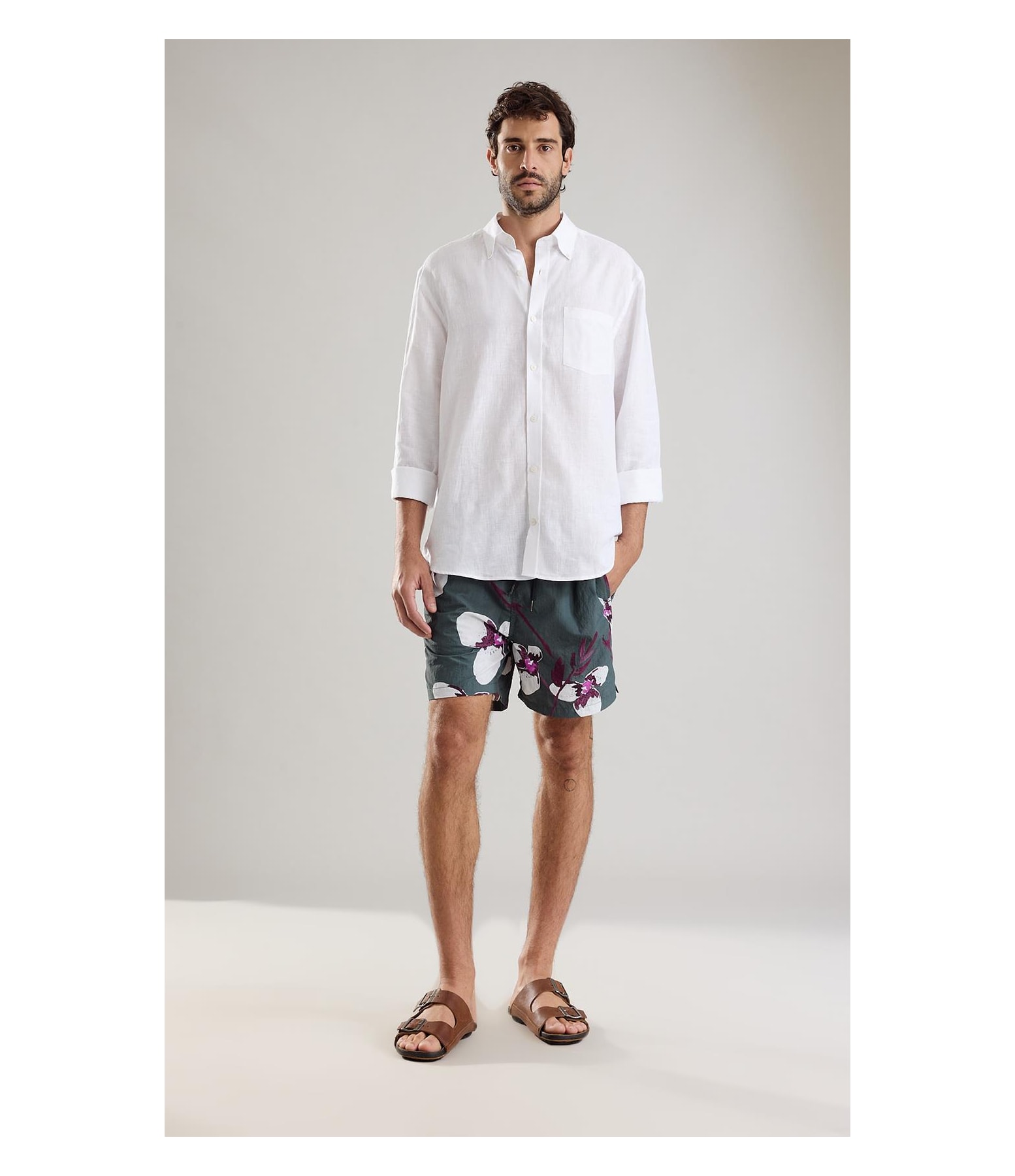 Camisa Puro Linho  Vegas Dylan Branco