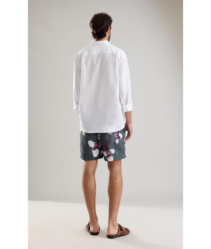 Camisa  Puro Linho  Vegas Dylan Branco