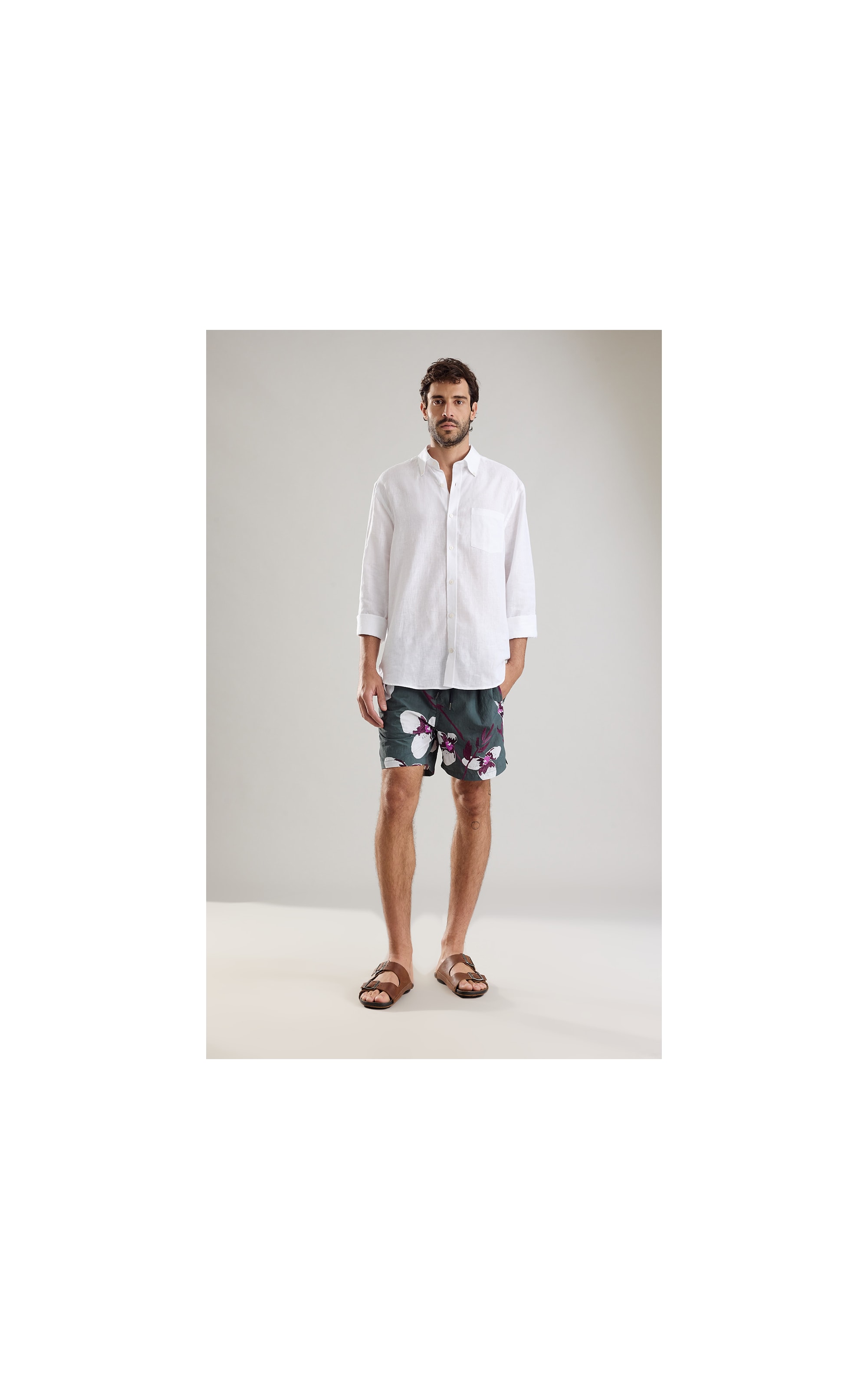 Camisa  Puro Linho  Vegas Dylan Branco