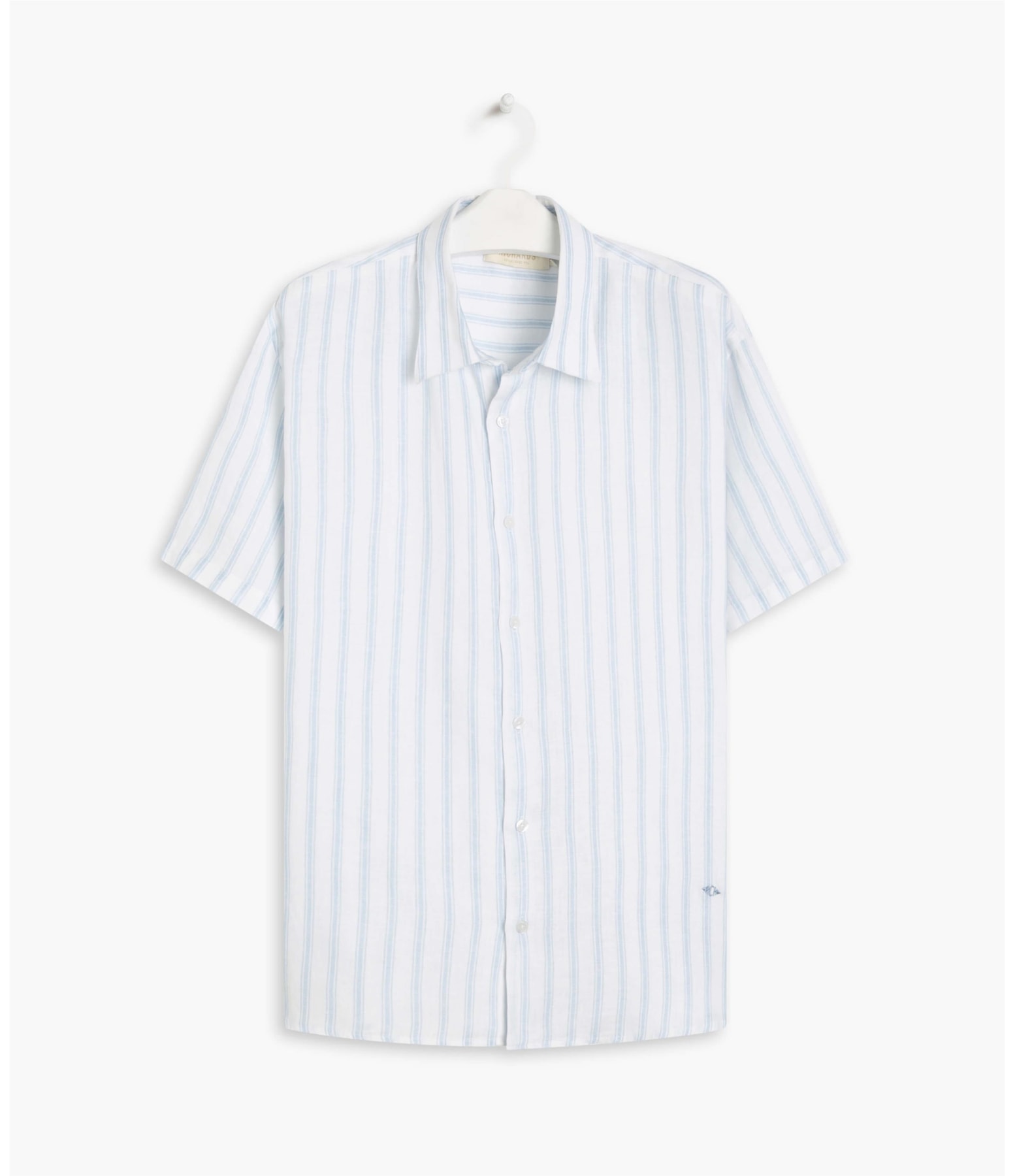 Camisa Puro Linho  Ventotene Azul Bic