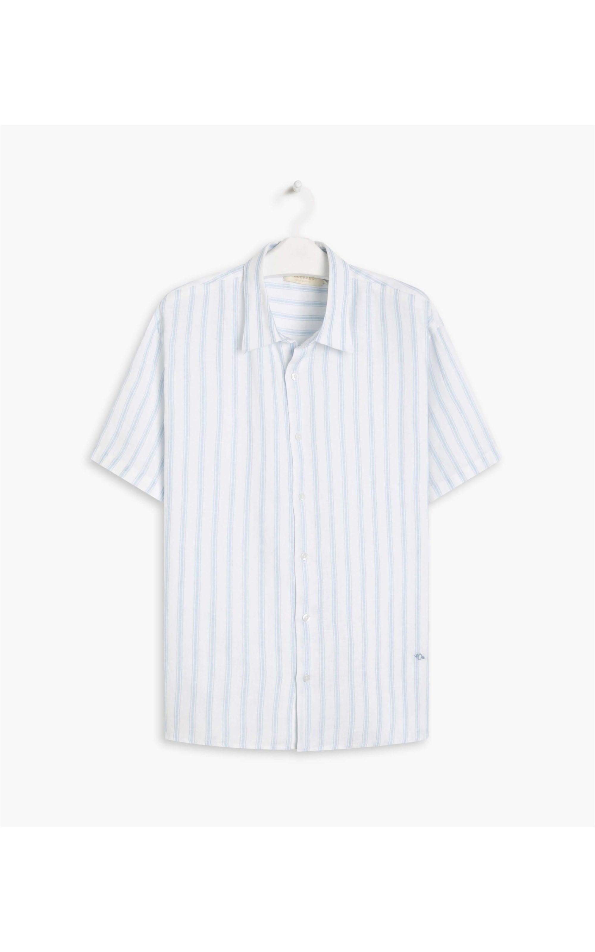 Camisa Puro Linho  Ventotene Azul Bic