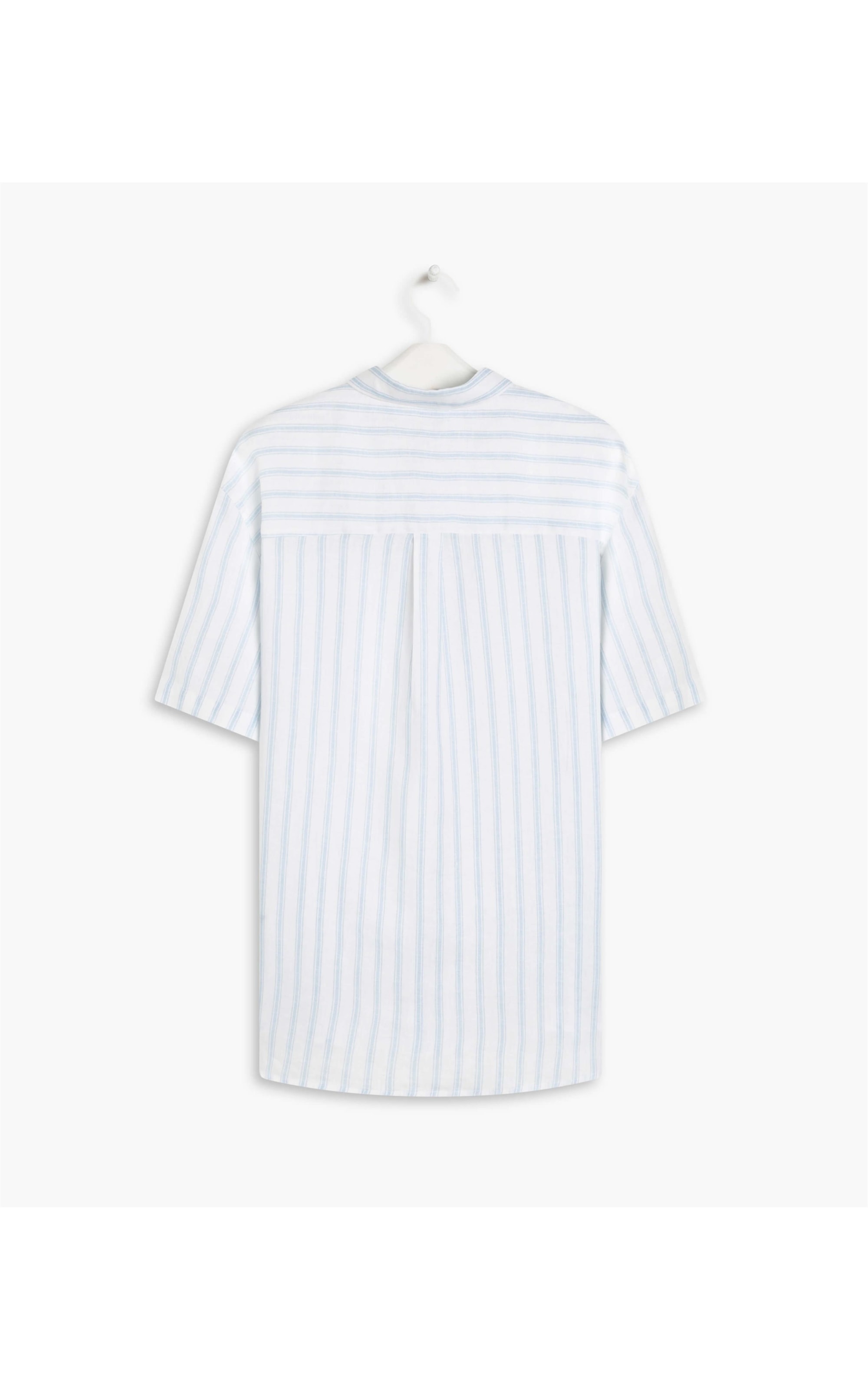 Camisa Puro Linho  Ventotene Azul Bic
