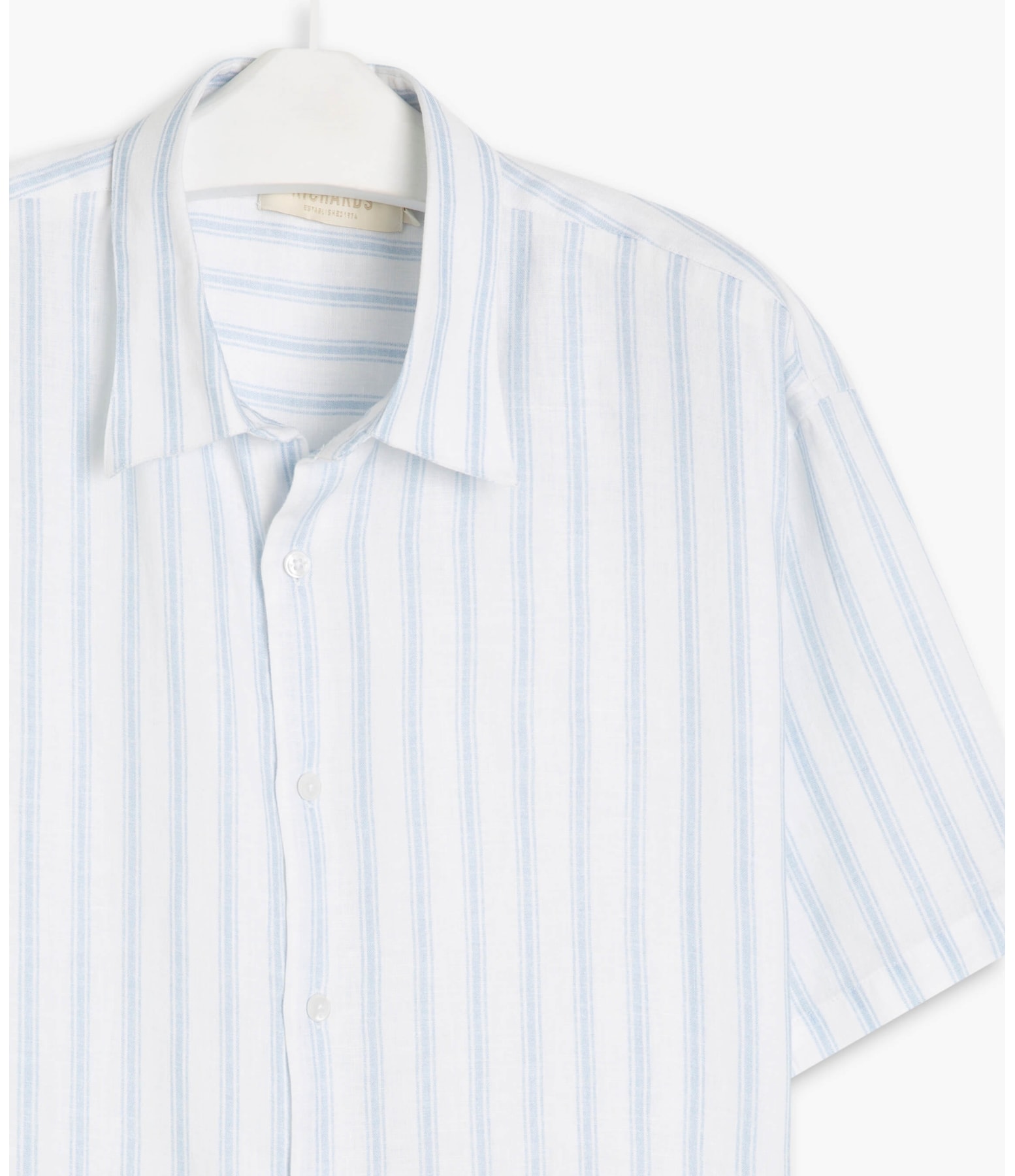 Camisa Puro Linho  Ventotene Azul Bic